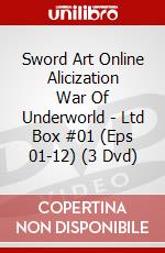 Sword Art Online Alicization War Of Underworld - Ltd Box #01 (Eps 01-12) (3 Dvd) dvd