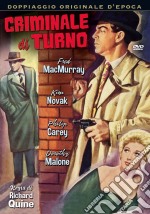 Criminale Di Turno dvd