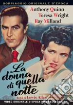 Donna Di Quella Notte (La) dvd