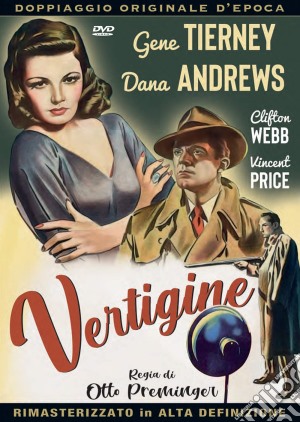 Vertigine film in dvd di Otto Preminger