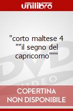 "corto maltese 4 ""il segno del capricorno""" dvd