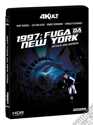 (Blu-Ray Disk) 1997 Fuga Da New York (4Kult) (4K Ultra Hd+Blu-Ray) film in dvd di John Carpenter