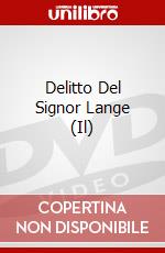 Delitto Del Signor Lange (Il) dvd