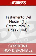 Testamento Del Mostro (Il) (Restaurato In Hd) (2 Dvd) dvd
