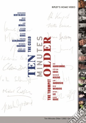 Ten Minutes Older: The Trumpet / The Cello (2 Dvd) film in dvd di Bernardo Bertolucci,Kaige Chen,Claire Denis,Victor Erice,Mike Figgis,Jean-Luc Godard,Werner Herzog,Jim Jarmusch,Aki Kaurismaki,Spike Lee,Jiri Menzel,Michael Radford,Volker Schlondorff,Istvan Szabo,Wim Wenders