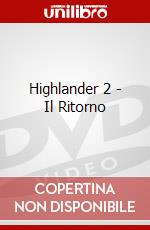 Highlander 2 - Il Ritorno dvd