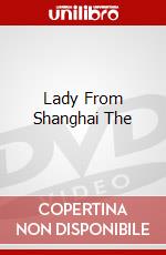 Lady From Shanghai The dvd