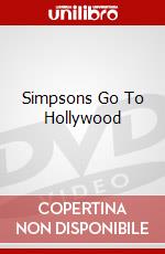 Simpsons Go To Hollywood dvd