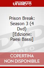 Prison Break: Season 3 (4 Dvd) [Edizione: Paesi Bassi] dvd