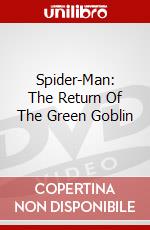 Spider-Man: The Return Of The Green Goblin dvd