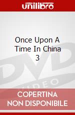 Once Upon A Time In China 3 dvd