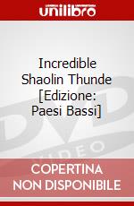 Incredible Shaolin Thunde [Edizione: Paesi Bassi] dvd