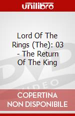 Lord Of The Rings (The): 03 - The Return Of The King dvd
