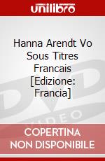 Hanna Arendt Vo Sous Titres Francais [Edizione: Francia] dvd