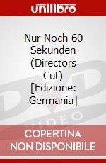 Nur Noch 60 Sekunden (Directors Cut) [Edizione: Germania] dvd