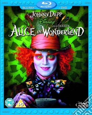 (Blu-Ray Disk) Alice In Wonderland / Alice Nel Paese Delle Meraviglie (Blu-Ray+Dvd) [Edizione: Regno Unito] [ITA] film in dvd di Tim Burton