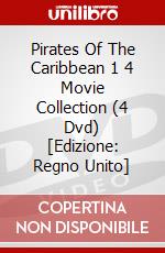 Pirates Of The Caribbean 1 4 Movie Collection (4 Dvd) [Edizione: Regno Unito] dvd