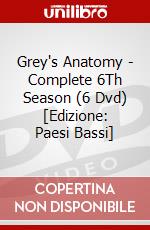 Grey's Anatomy - Complete 6Th Season (6 Dvd) [Edizione: Paesi Bassi] dvd