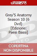 Grey'S Anatomy Season 10 (6 Dvd) [Edizione: Paesi Bassi] dvd