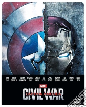 (Blu Ray Disk) Captain America - Civil War (3D) (Ltd Steelbook) (Blu-Ray 3D+Blu-Ray) film in blu ray disk di Anthony Russo,Joe Russo