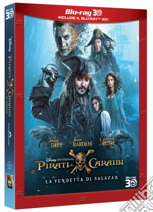 (Blu-Ray Disk) Pirati Dei Caraibi - La Vendetta Di Salazar (3D) (Blu-Ray 3D+Blu-Ray) film in dvd di Joachim Ronning,Espen Sandberg