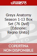 Greys Anatomy Season 1-13 Box Set (76 Dvd) [Edizione: Regno Unito] dvd