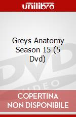Greys Anatomy Season 15 (5 Dvd) dvd