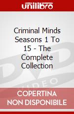 Criminal Minds Seasons 1 To 15 - The Complete Collection dvd