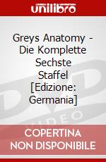 Greys Anatomy - Die Komplette Sechste Staffel [Edizione: Germania] dvd