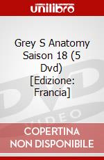 Grey S Anatomy Saison 18 (5 Dvd) [Edizione: Francia] dvd