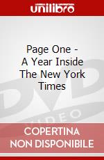 Page One - A Year Inside The New York Times dvd