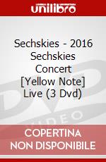 Sechskies - 2016 Sechskies Concert [Yellow Note] Live (3 Dvd) film in dvd