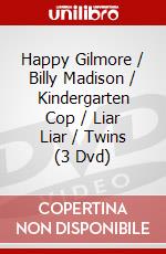 Happy Gilmore / Billy Madison / Kindergarten Cop / Liar Liar / Twins (3 Dvd) dvd