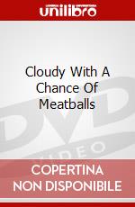 Cloudy With A Chance Of Meatballs dvd