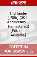 Highlander (1986) (30Th Anniversary + Remastered) [Edizione: Australia] dvd