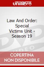 Law And Order: Special Victims Unit - Season 19 dvd