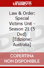 Law & Order: Special Victims Unit - Season 21 (5 Dvd) [Edizione: Australia] dvd