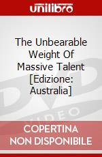 The Unbearable Weight Of Massive Talent [Edizione: Australia] dvd