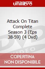 Attack On Titan Complete Season 3 (Eps 38-59) (4 Dvd) dvd
