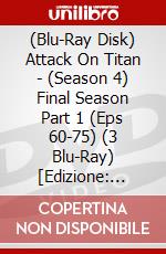(Blu-Ray Disk) Attack On Titan - (Season 4) Final Season Part 1 (Eps 60-75) (3 Blu-Ray) [Edizione: Australia] brd