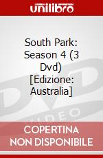 South Park: Season 4 (3 Dvd) [Edizione: Australia] dvd