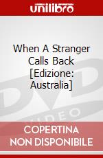 When A Stranger Calls Back [Edizione: Australia] dvd