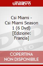 Csi Miami - Csi Miami Season 1 (6 Dvd) [Edizione: Francia] dvd