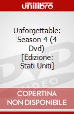 Unforgettable: Season 4 (4 Dvd) [Edizione: Stati Uniti] dvd