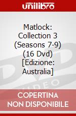 Matlock: Collection 3 (Seasons 7-9) (16 Dvd) [Edizione: Australia] dvd