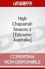 High Chaparral: Season 1 [Edizione: Australia] dvd