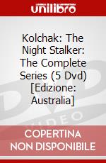 Kolchak: The Night Stalker: The Complete Series (5 Dvd) [Edizione: Australia] dvd