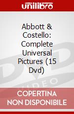 Abbott & Costello: Complete Universal Pictures (15 Dvd) dvd