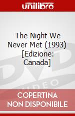 The Night We Never Met (1993) [Edizione: Canada] dvd
