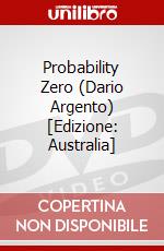 Probability Zero (Dario Argento) [Edizione: Australia] dvd